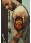 Geçici Kurt Dövme Tattoo