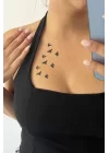 Geçici Kuş Figürlü Dövme Tatto