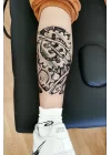 Geçici Makine Dövme Tattoo