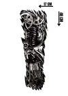 Geçici Makine Modelli Kol Dövme Tattoo