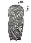 Geçici Maori Model Dövme Tattoo