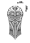 Geçici Maori Model Dövme Tattoo