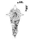 Geçici Mekanik Figürlü Dövme Tattoo
