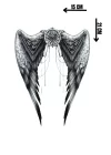 Geçici Melek Kanadı Dövme Tattoo