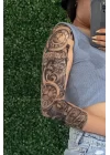 Geçici Saat Figürlü Dövme Tattoo