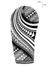 Geçici Tribal Figürlü Dövme Tattoo
