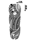 Geçici Tribal Figürlü Dövme Tattoo