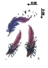 Geçici Tüy Figürlü Dövme Tattoo