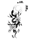 Geçici Yılan Figürlü Mini Dövme Tattoo