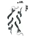 Geçici Yılan Figürlü Mini Dövme Tattoo