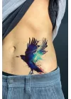 Gerçekçi Geçici Karga Dövme Tattoo