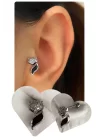 Gümüş Renk Cerrahi Çelik Tilki Figürlü Tragus/kıkırdak Küpe/piercing (tek)