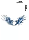 Kanat Figürlü 12 Saat Sonra Kararan Geçici Dövme Tattoo