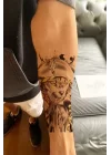 Kaptan Kedi Geçici Dövme Tattoo