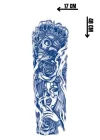 Kuru Kafa Ve Kız Figürlü 12 Saat Sonra Kararan Geçici Kol Dövme Tattoo