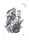 Savaşçı Geçici Dövme Tattoo