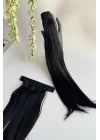 Siyah Renk Düz At Kuyruğu Saç (60cm)
