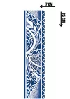 Tribal Figürlü 12 Saat Sonra Kararan Geçici Dövme Tattoo