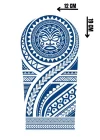 Tribal Figürlü 12 Saat Sonra Kararan Geçici Dövme Tattoo