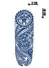 Tribal Figürlü 12 Saat Sonra Kararan Geçici Kol Dövme Tattoo