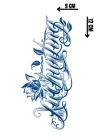 Xuchun Ling Yazılı 12 Saat Sonra Kararan Geçici Dövme Tattoo