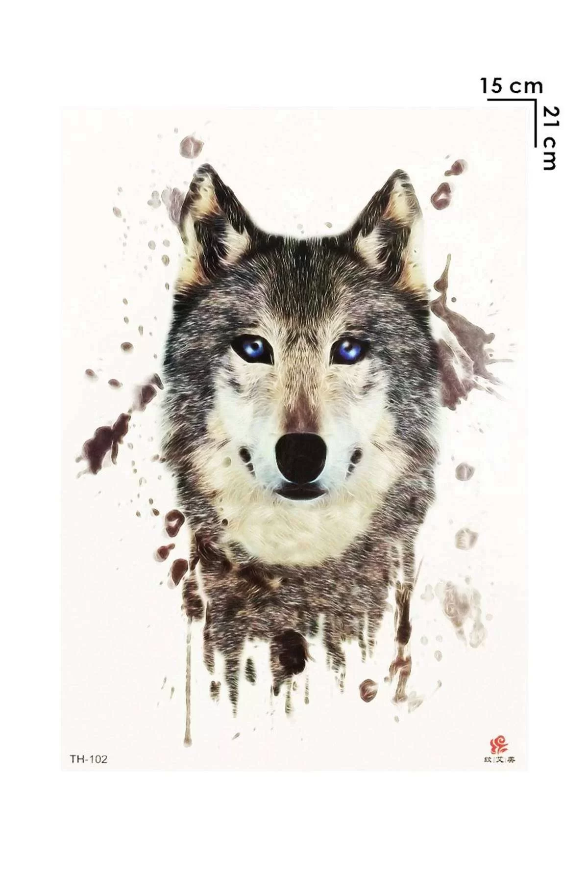 Geçici Kurt Dövme Tattoo