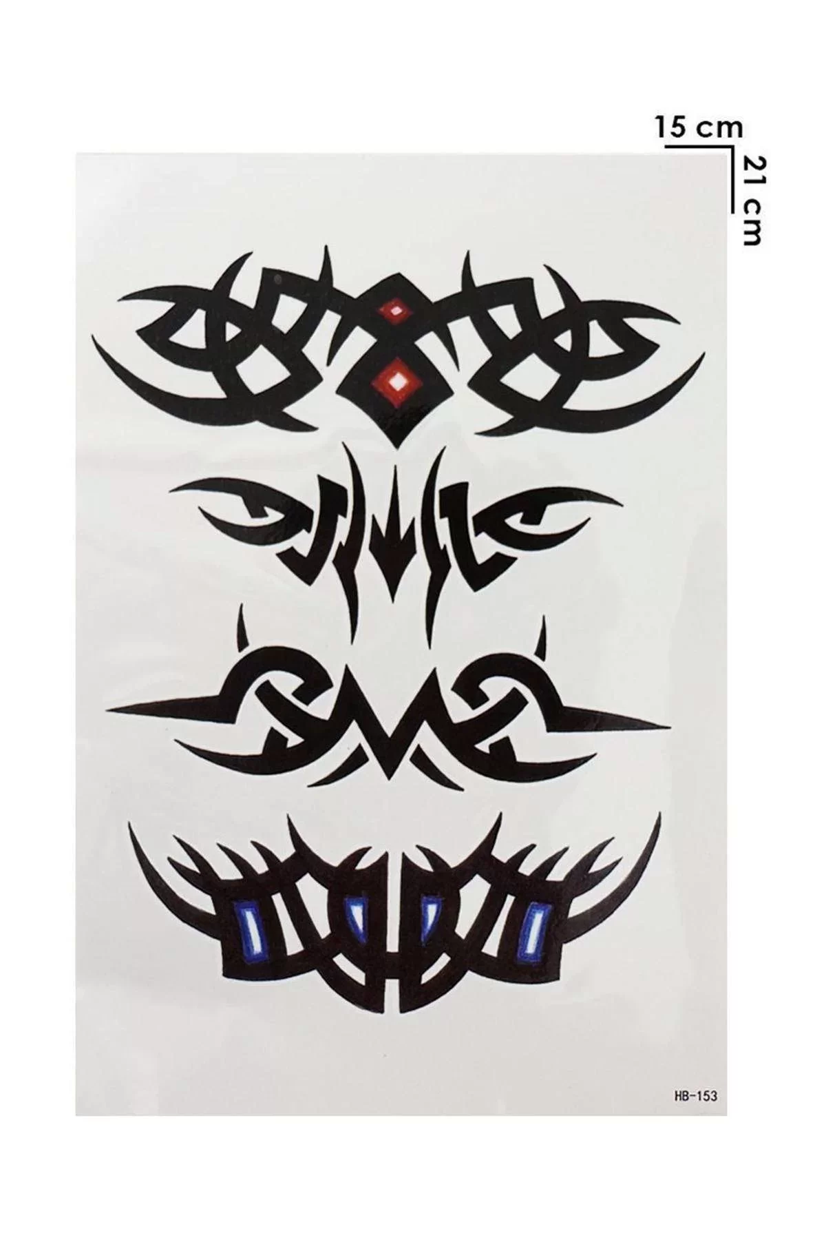 Geçici Tribal Dövme Tattoo