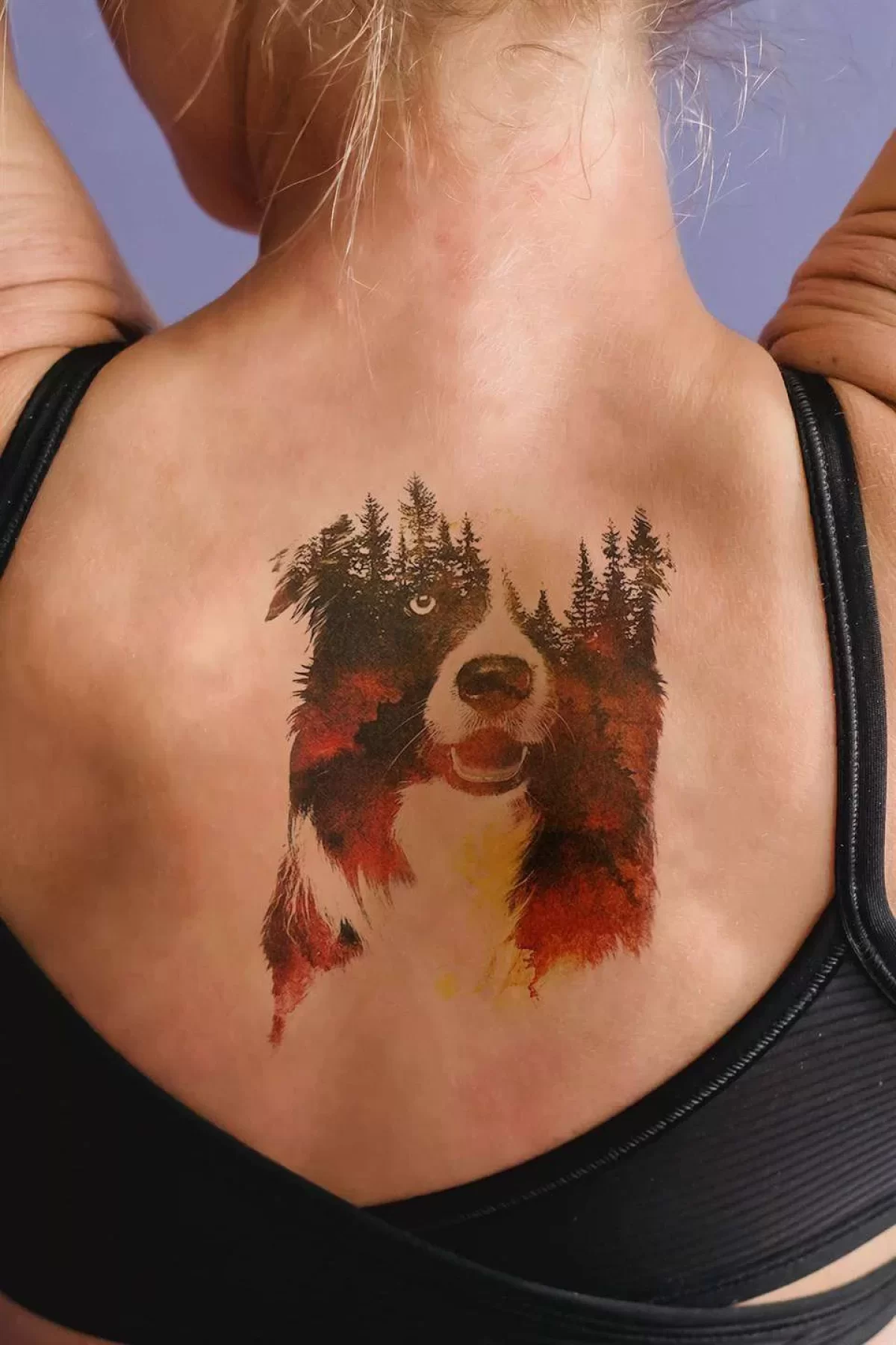 Geçici Köpek Dövme Tattoo