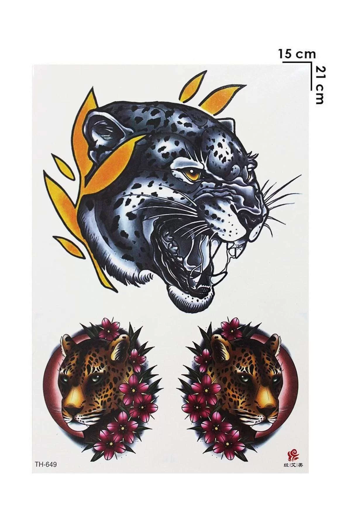 Geçici Leopar Dövme Tattoo