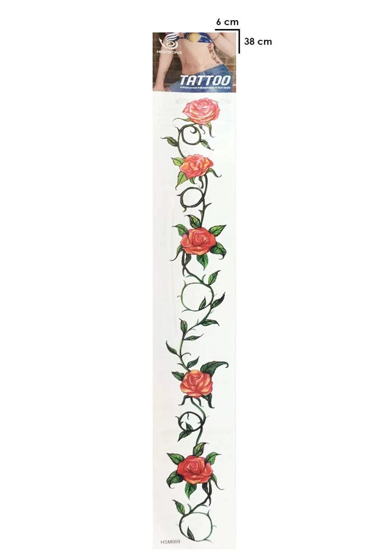 Geçici Bel Ve Bacak Dövme Tattoo