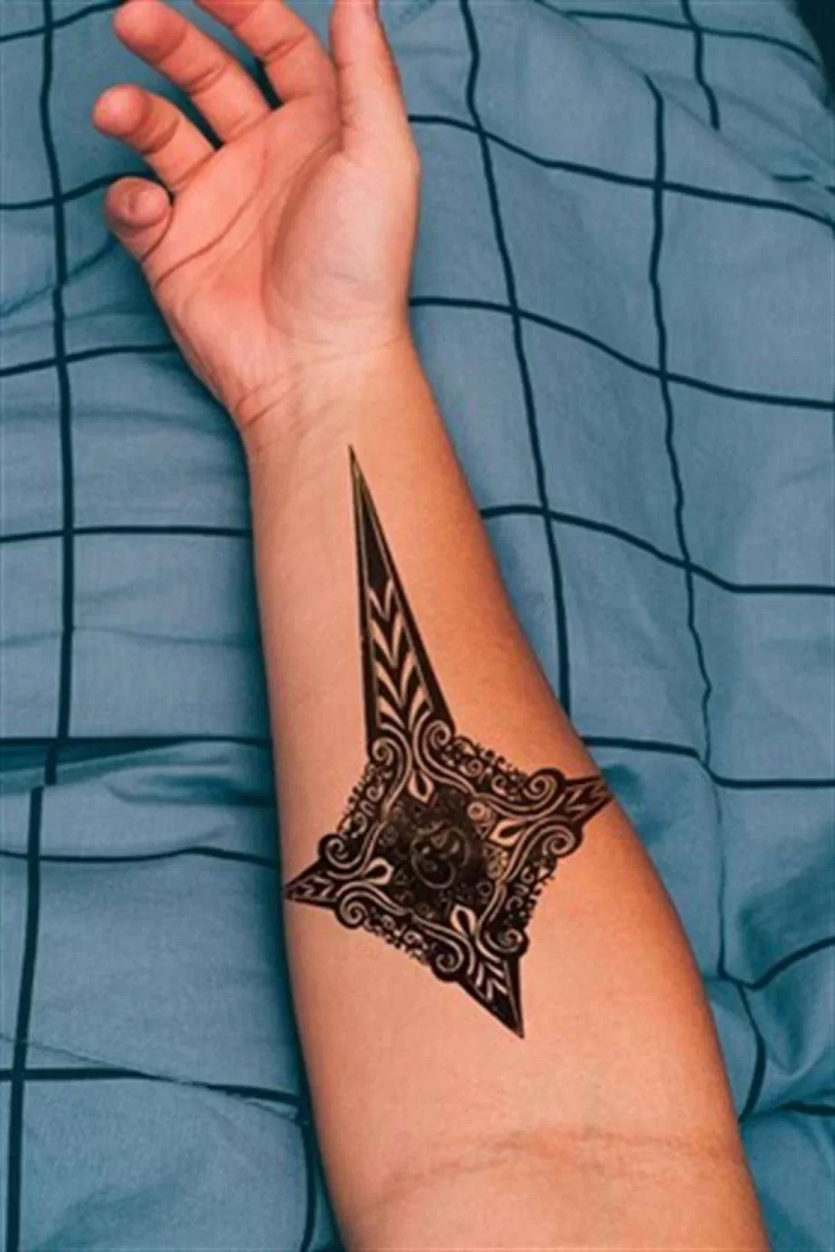 Geçici Kuzey Yıldızı Dövme Tattoo