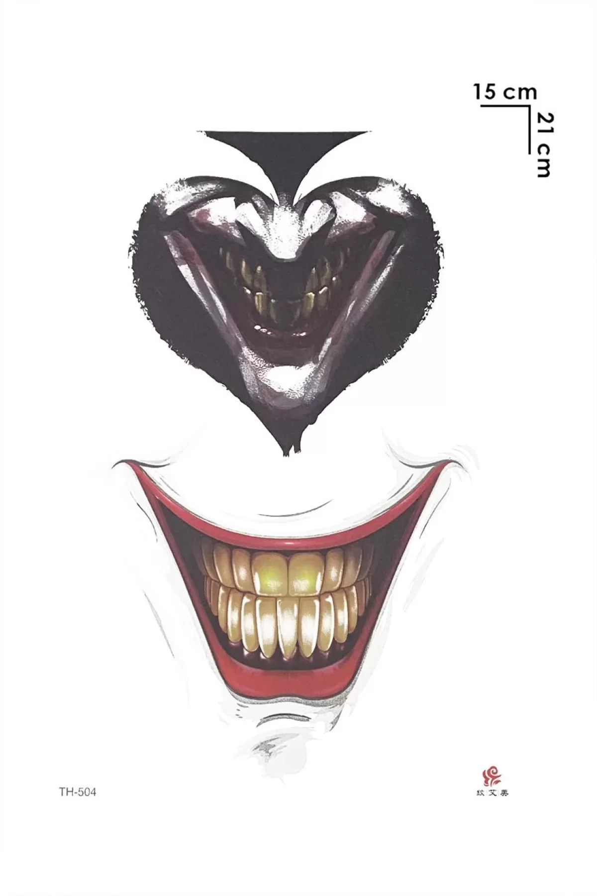 Joker Smile Geçici Dövme Tattoo