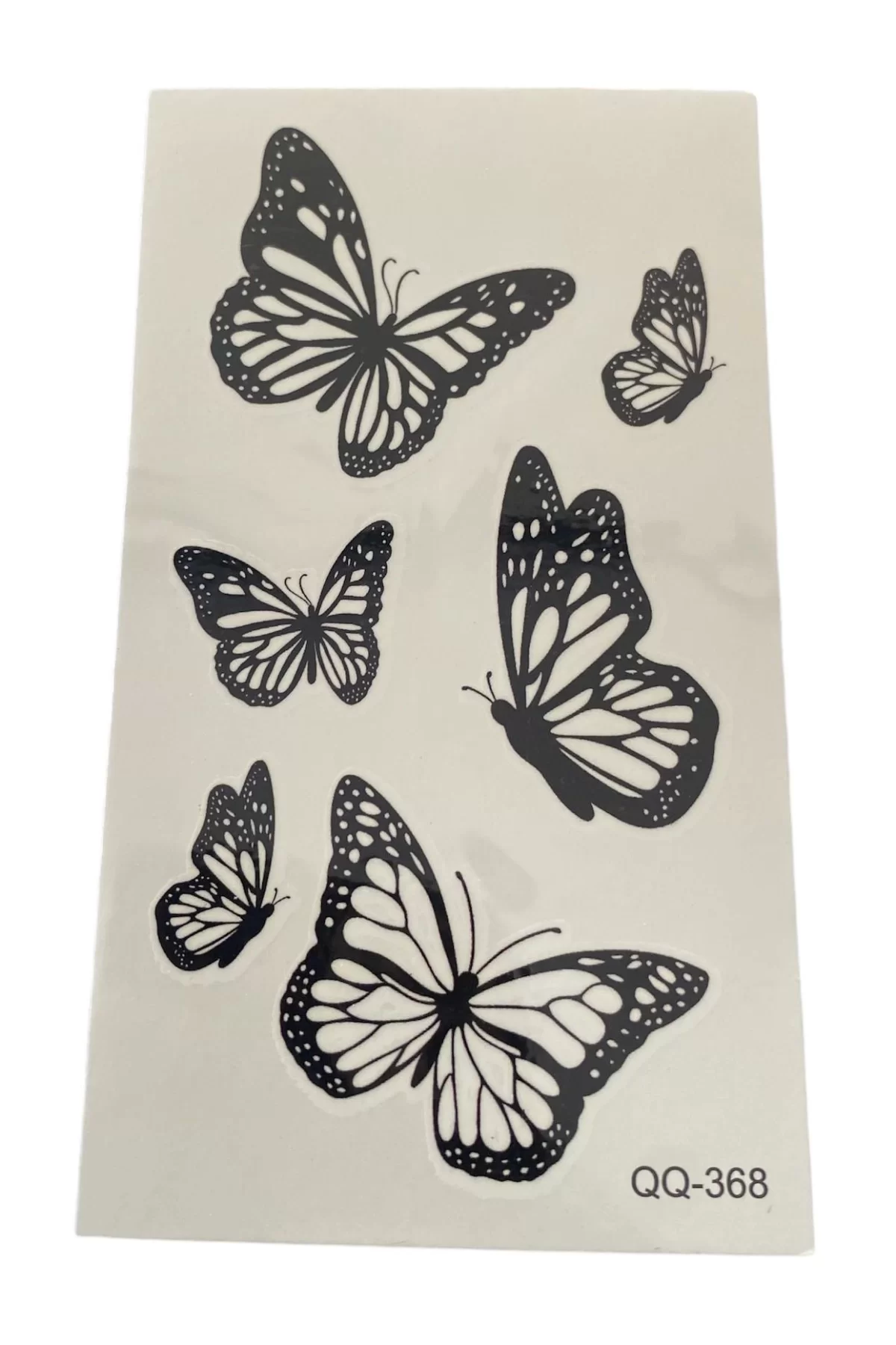 6´lı Kelebek Figürlü Dövme Tatto