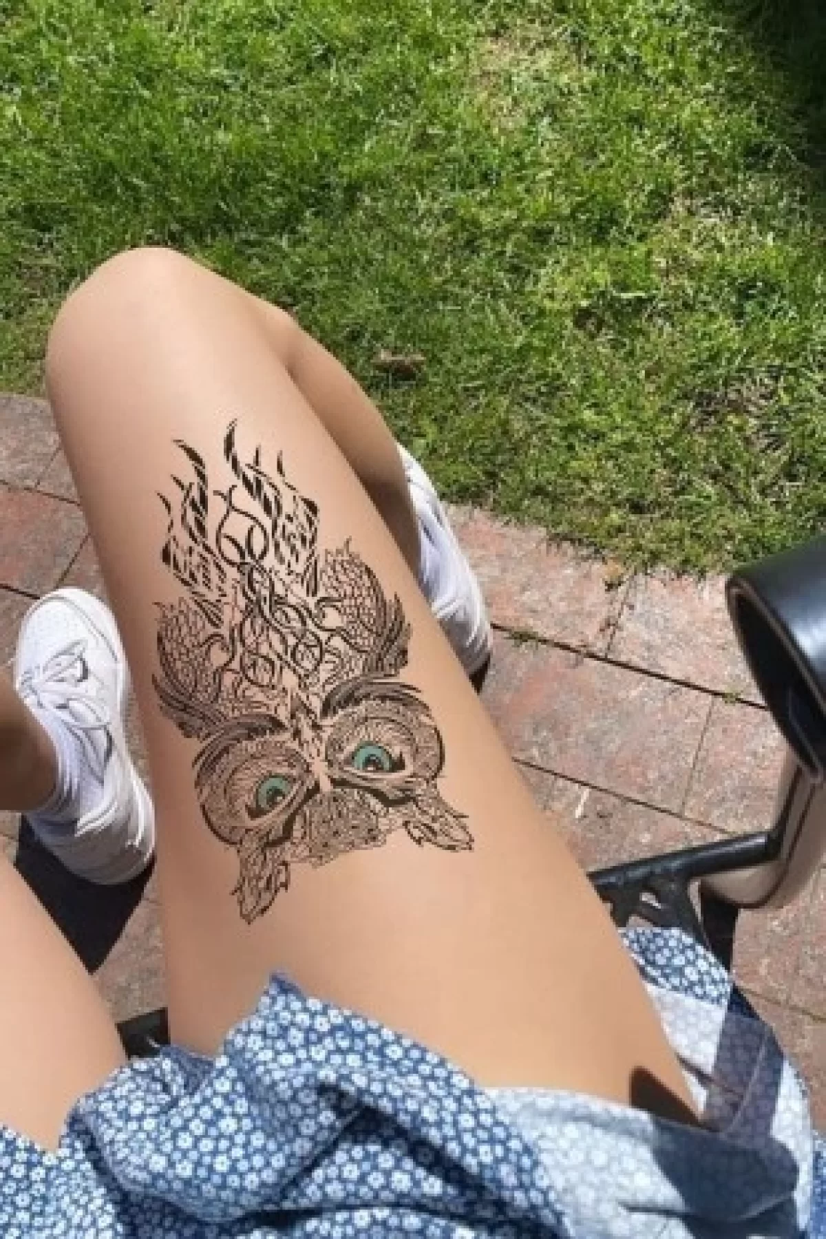 Baykuş Geçici Dövme Tattoo