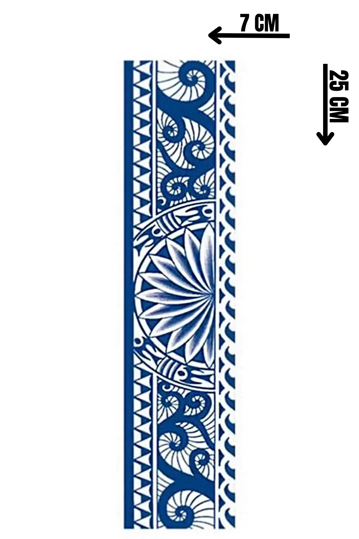Figürlü 12 Saat Sonra Kararan Geçici Dövme Tattoo