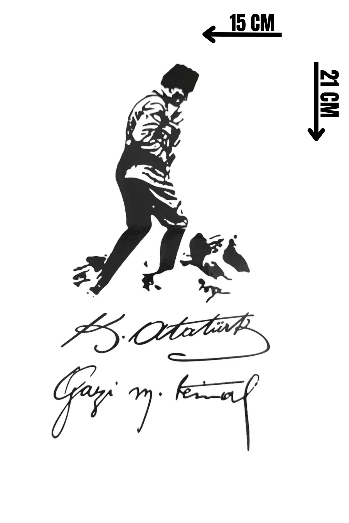 Geçici Atatürk İmza Dövme Tattoo
