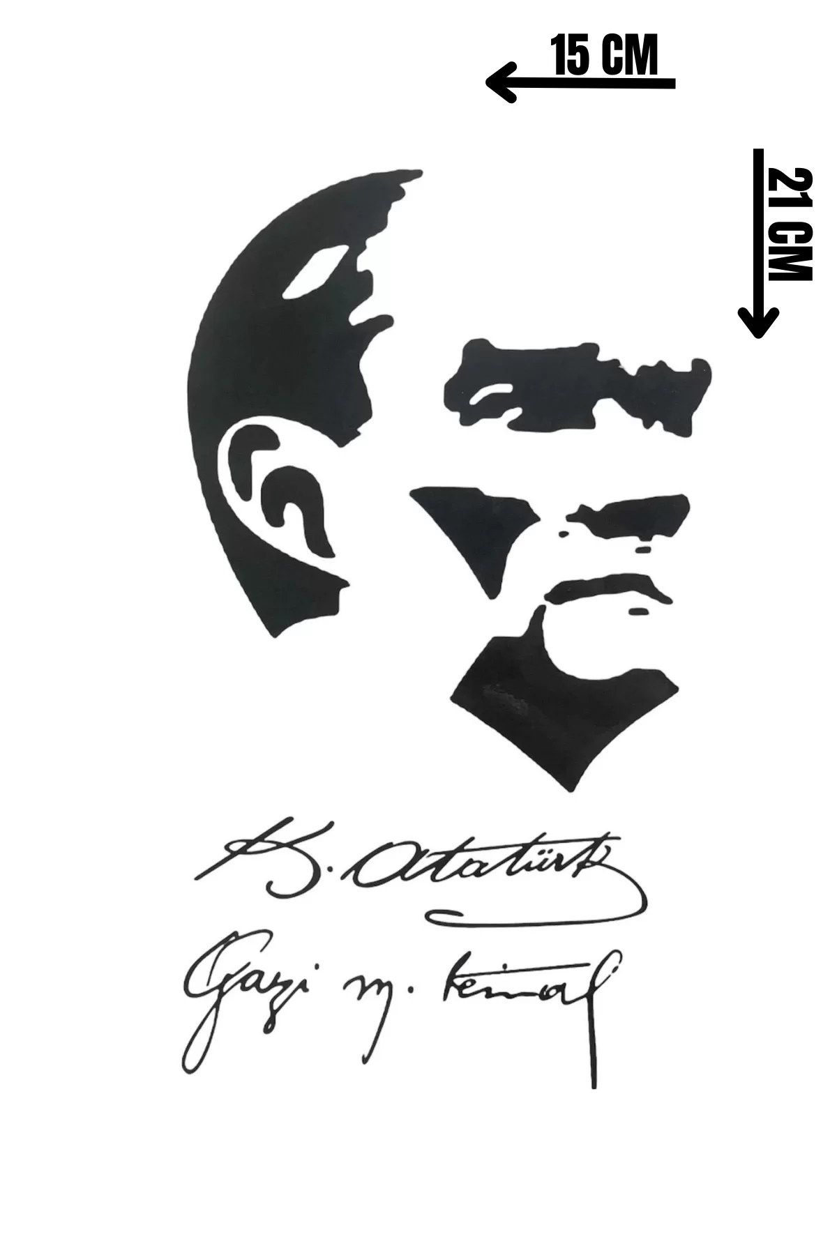Geçici Atatürk İmza Dövme Tattoo