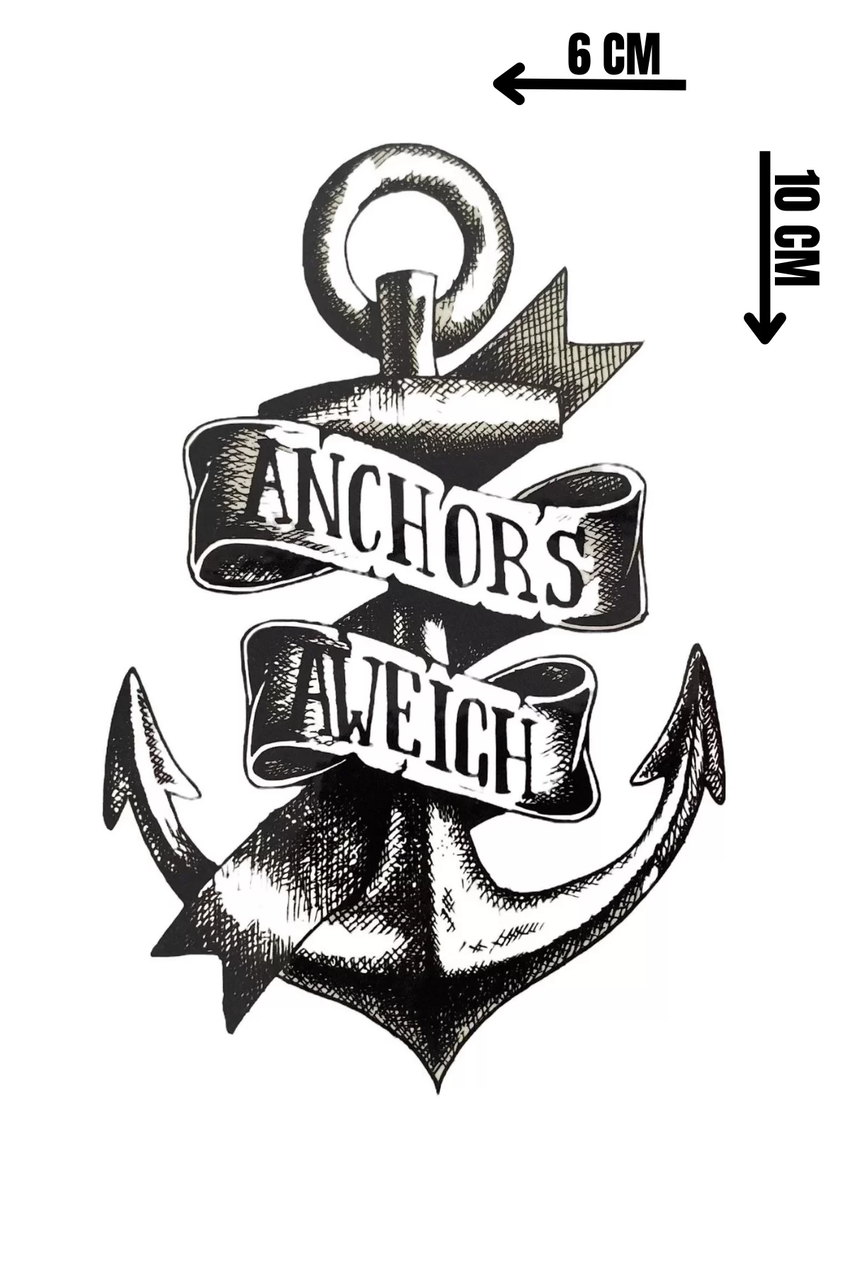 Geçici Çapa Figürlü Dövme Tattoo