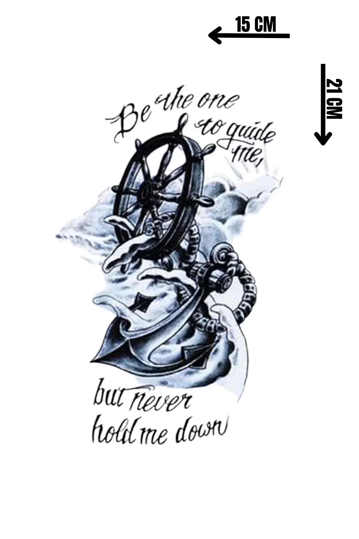 Geçici Çapa Figürlü Dövme Tattoo