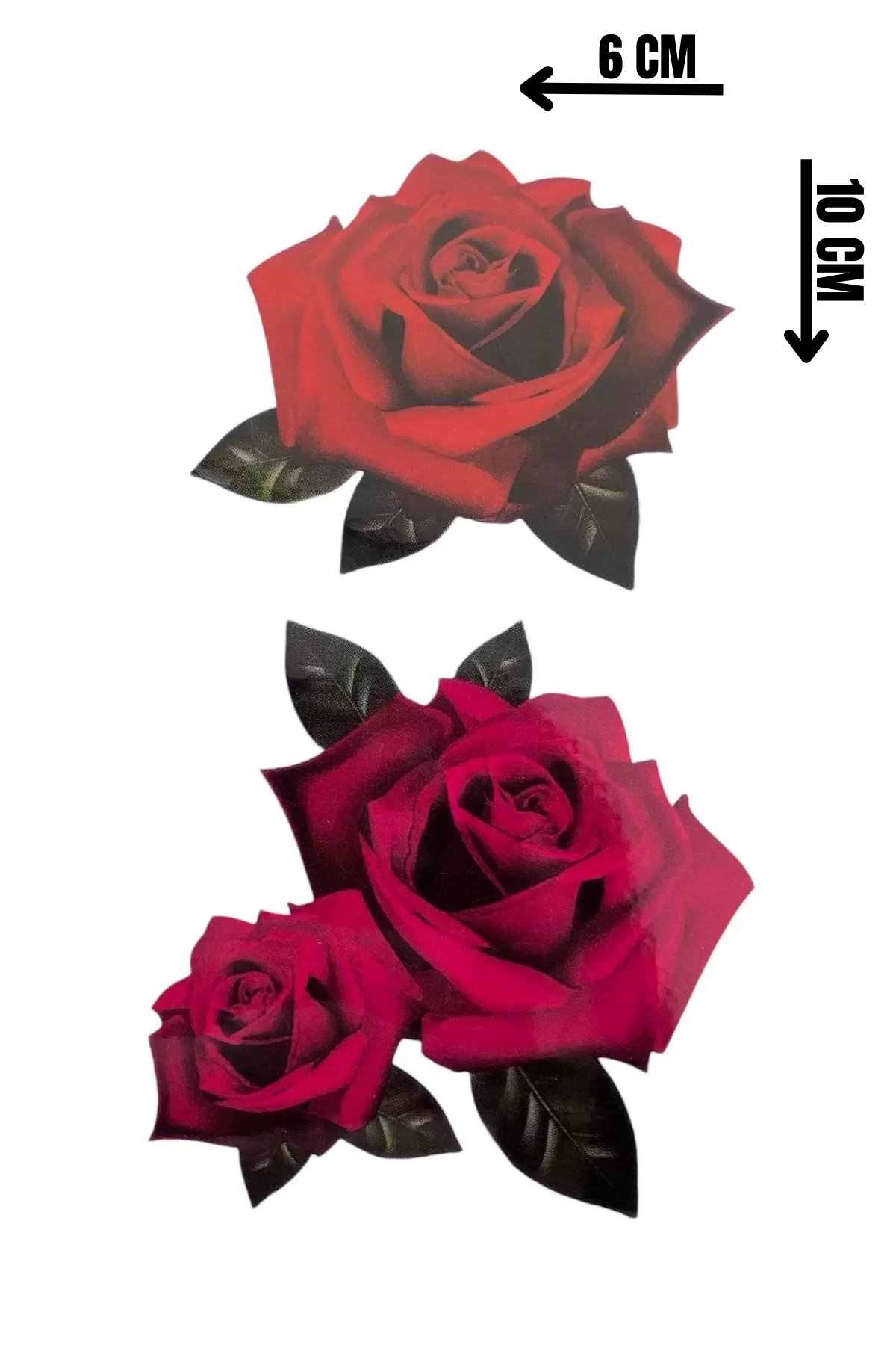 Geçici Gül Figürlü Dövme Tatto