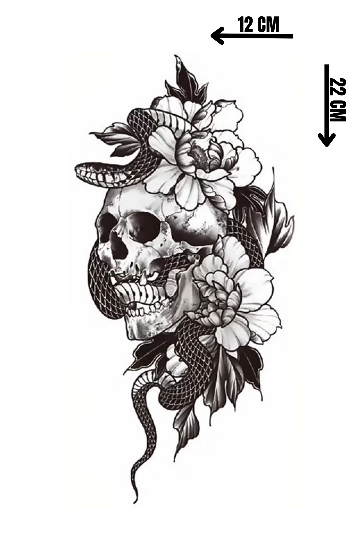 Geçici Karışık Figürlü Dövme Tattoo