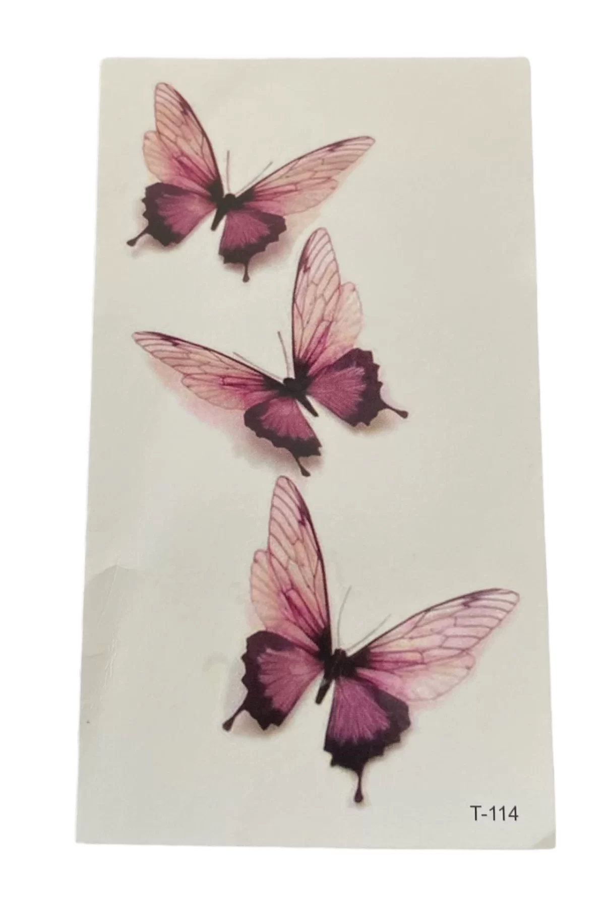 Geçici Kelebek Figürlü Mini Dövme Tatto