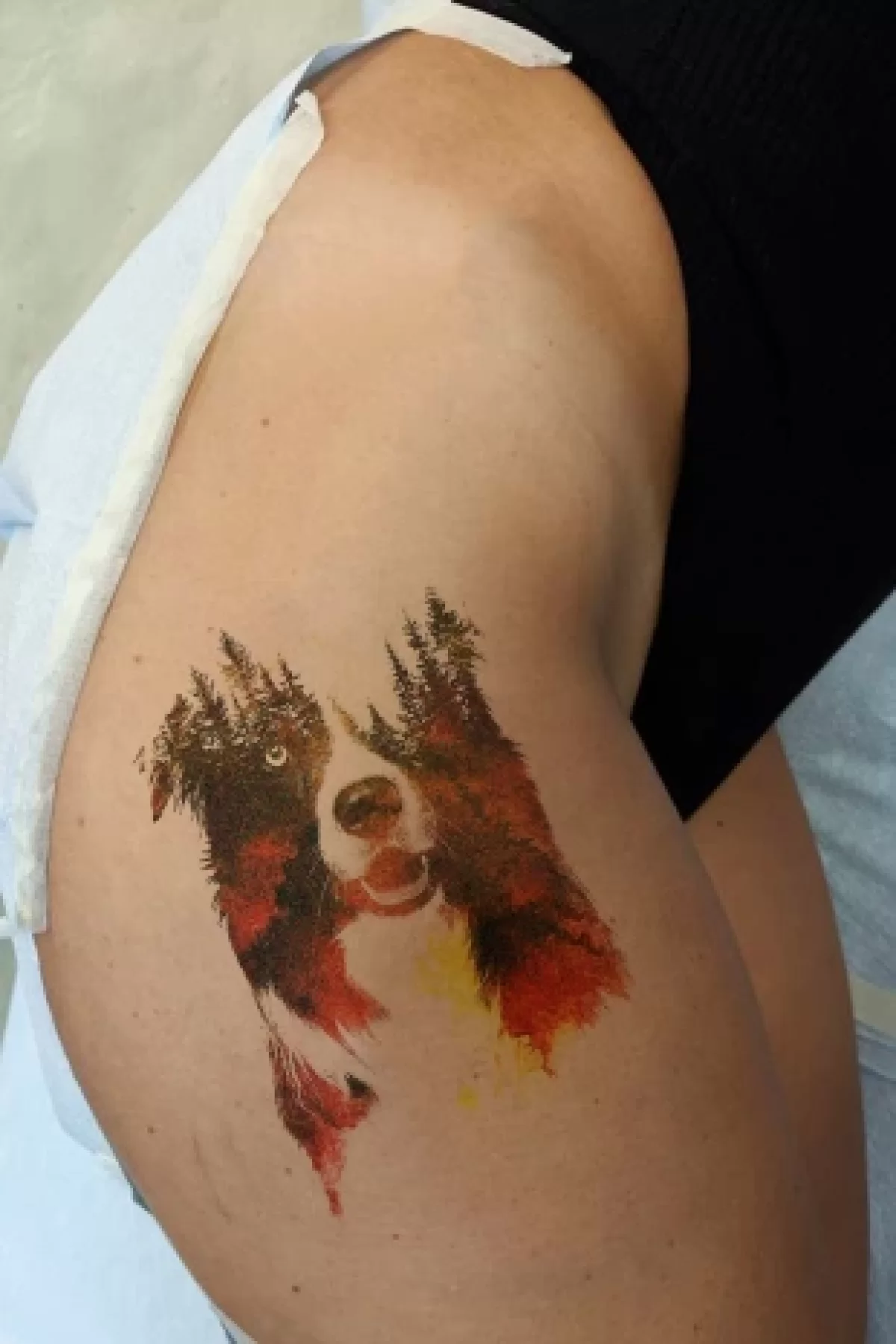 Geçici Köpek Dövme Tattoo