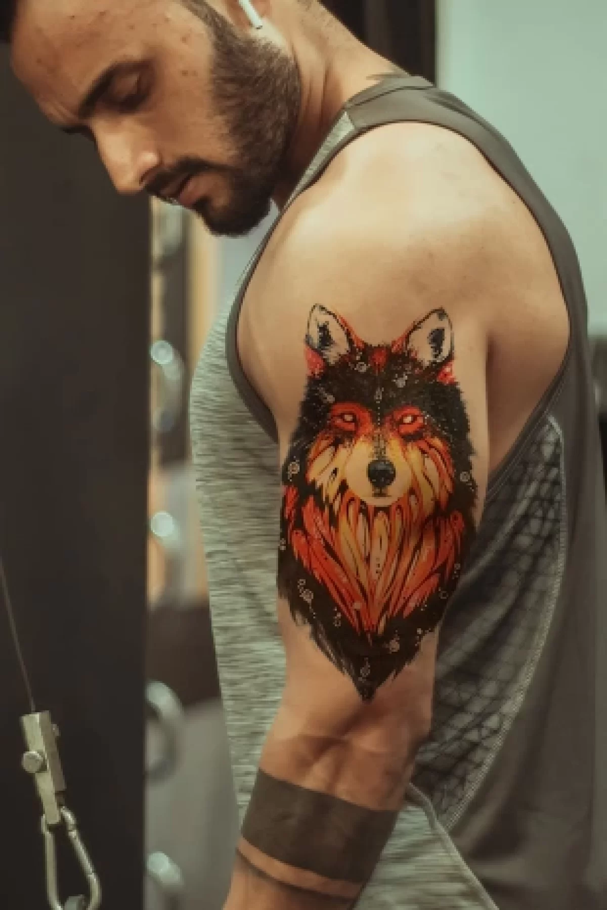 Geçici Kurt Dövme Tattoo