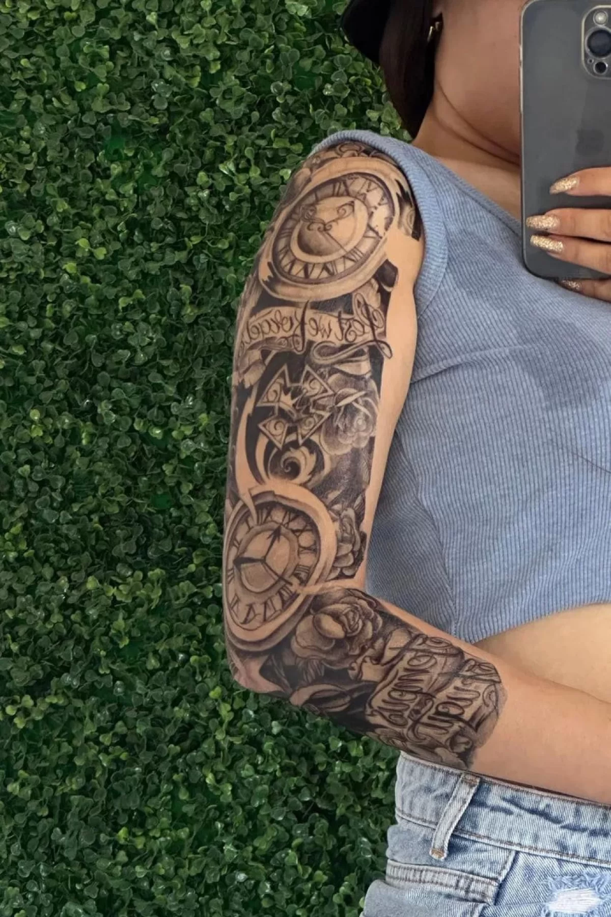 Geçici Saat Figürlü Dövme Tattoo