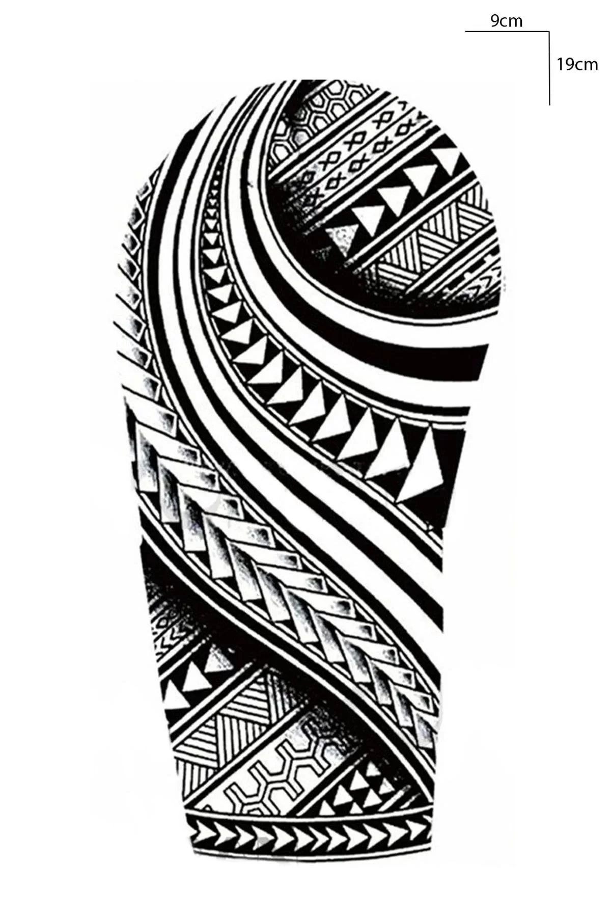 Geçici Tribal Figürlü Dövme Tattoo