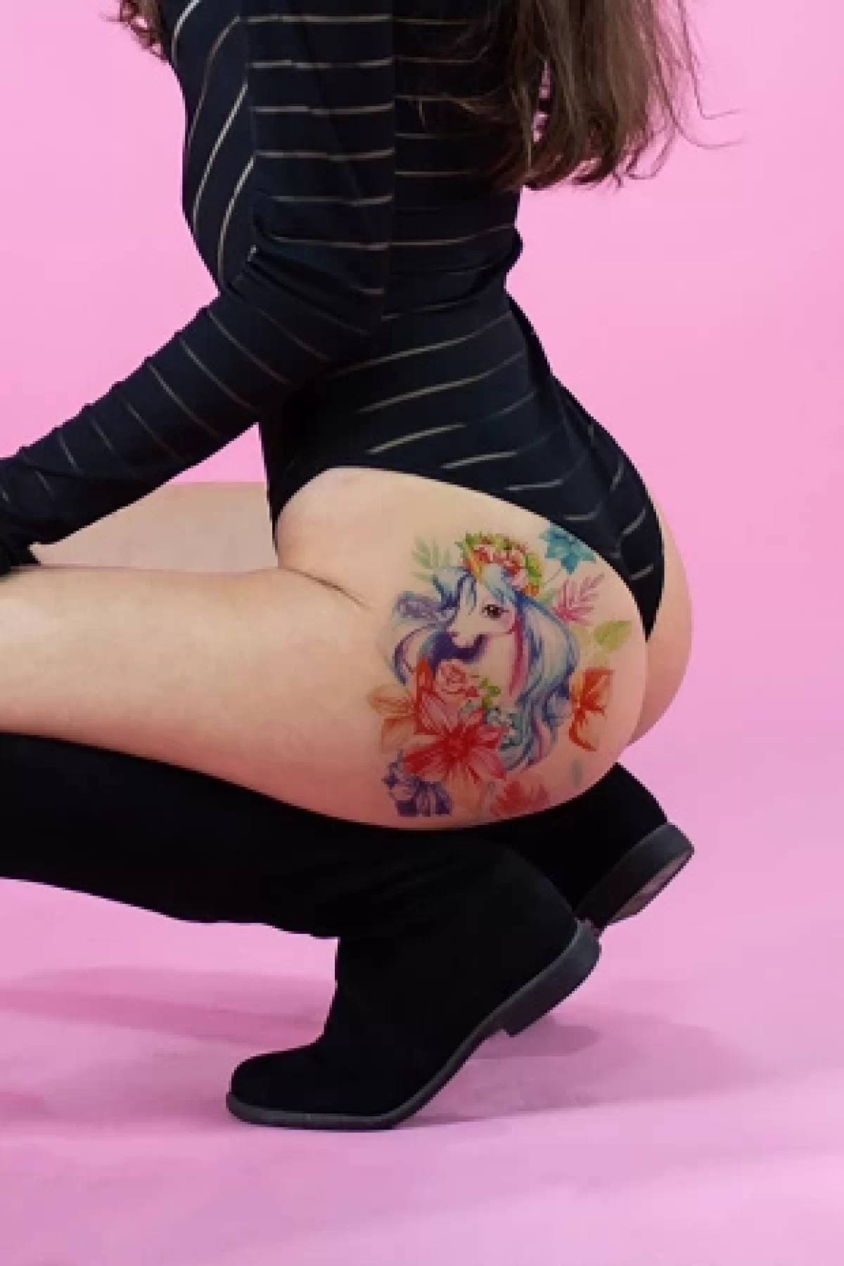 Geçici Unicorn Dövme Tattoo