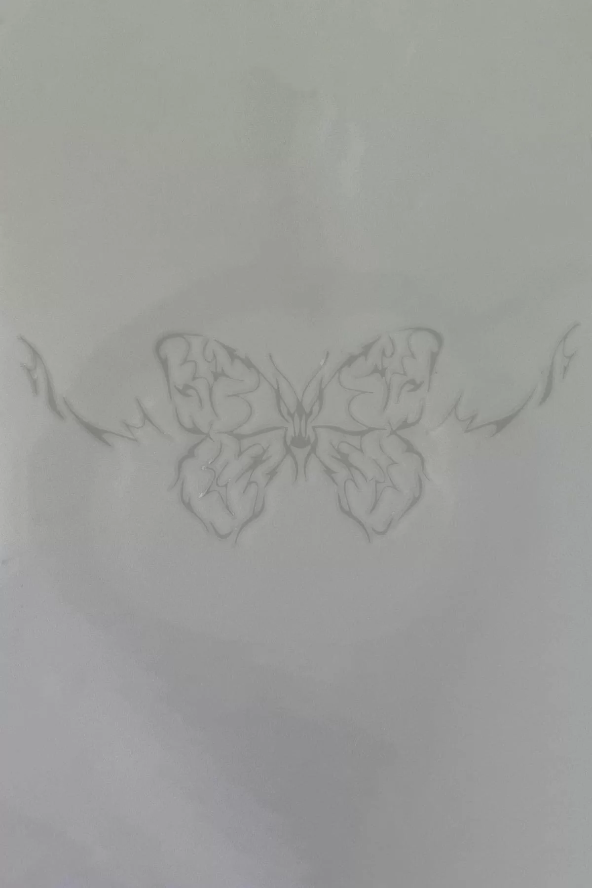 Kelebek Figürlü 12 Saat Sonra Kararan Geçici Dövme Tattoo