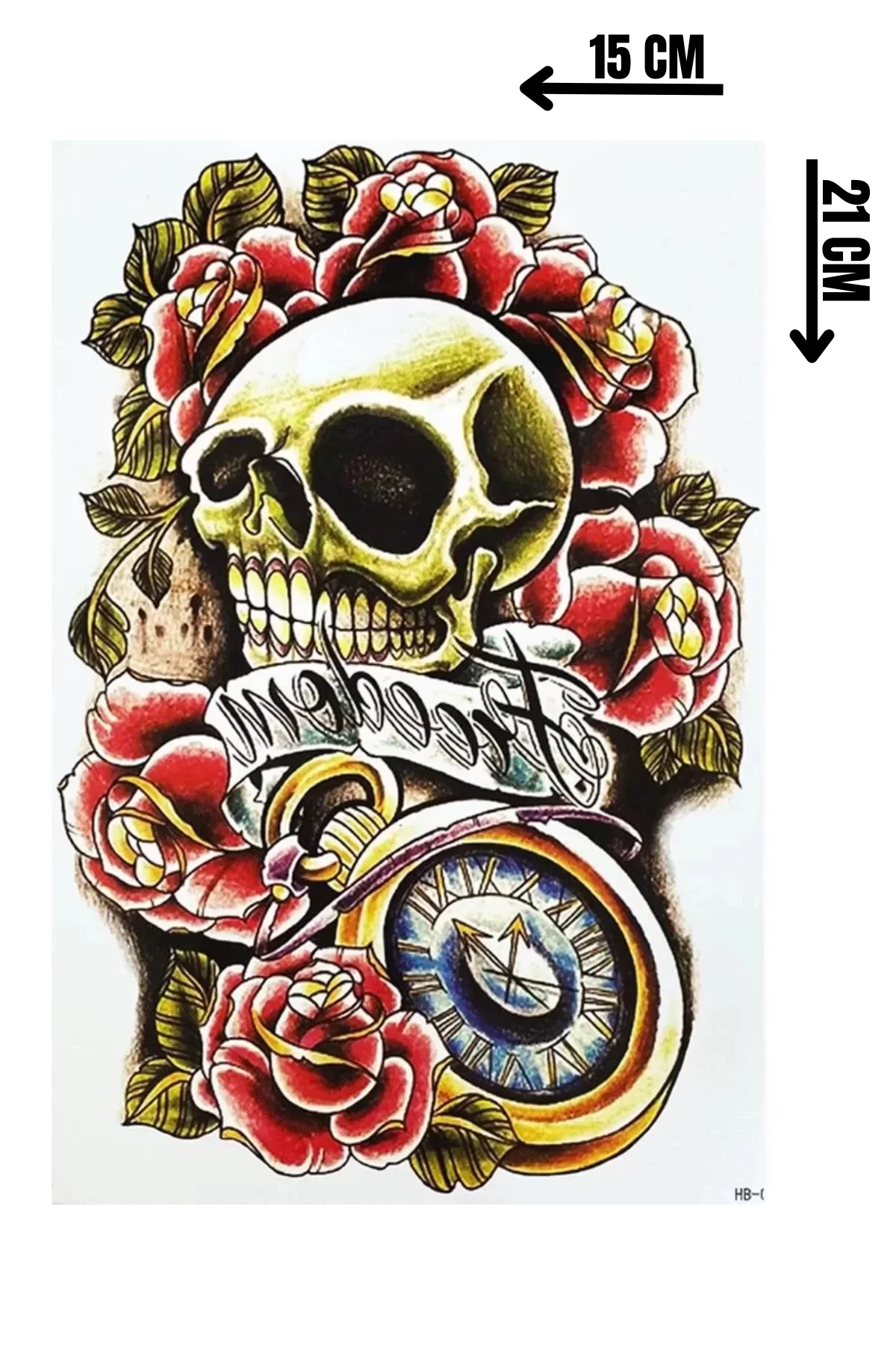 Kurukafa Geçici Dövme Tattoo