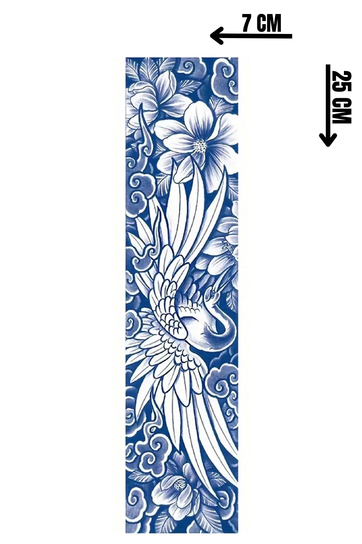 Leylek Figürlü 12 Saat Sonra Kararan Geçici Dövme Tattoo